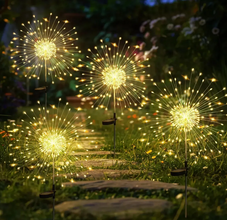 Caja de 2 Estacas Led Solares de Jardín