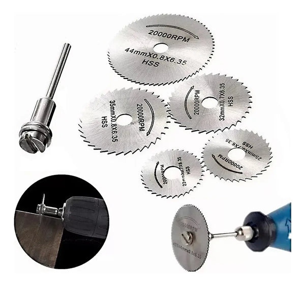 DremelCut Kit Profesional de 5 Mini Sierras