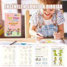 Set De 4 Libros De Caligrafía + Lapices Tinta Mágica