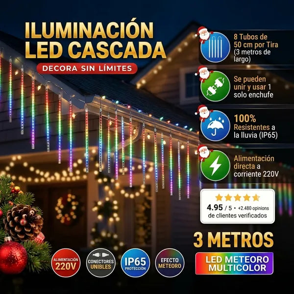 Meteoro Navideñas Enchufadas