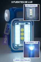 Linterna de Triple Luz y Carga Solar SuperSun™