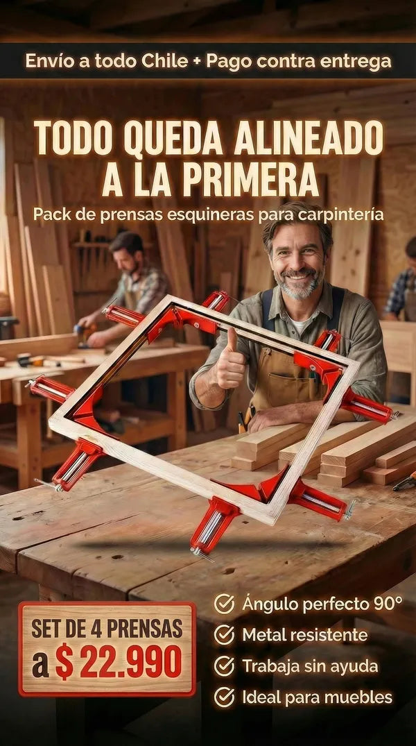 Prensa Esquinera Carpitería